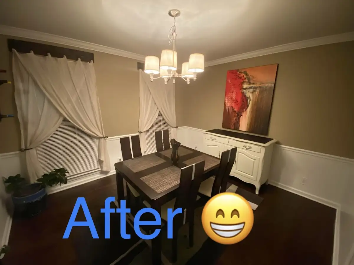 Professional dining room restoration after water damage in Springboro